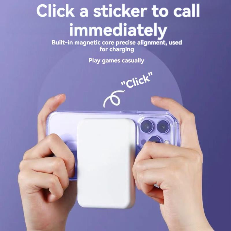 Magnetic Power Bank: Ultra-Compact 15W Wireless Charger for iPhone and Android - Fast Charging on the Go!