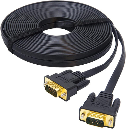 Experience Unmatched Clarity with Our 50Ft Premium VGA to VGA Cable - Perfect for Monitors and Projectors!