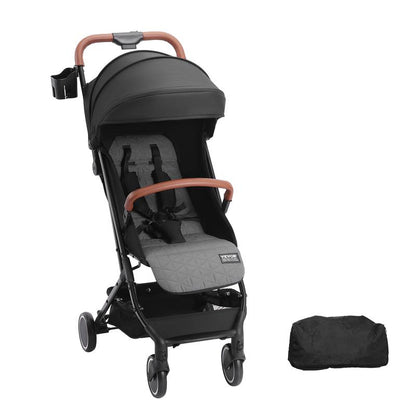 VEVOR Versatile Baby Stroller: Comfortable Adjustable Backrest, Lightweight Design, and Convenient One-Hand Folding for Active Families