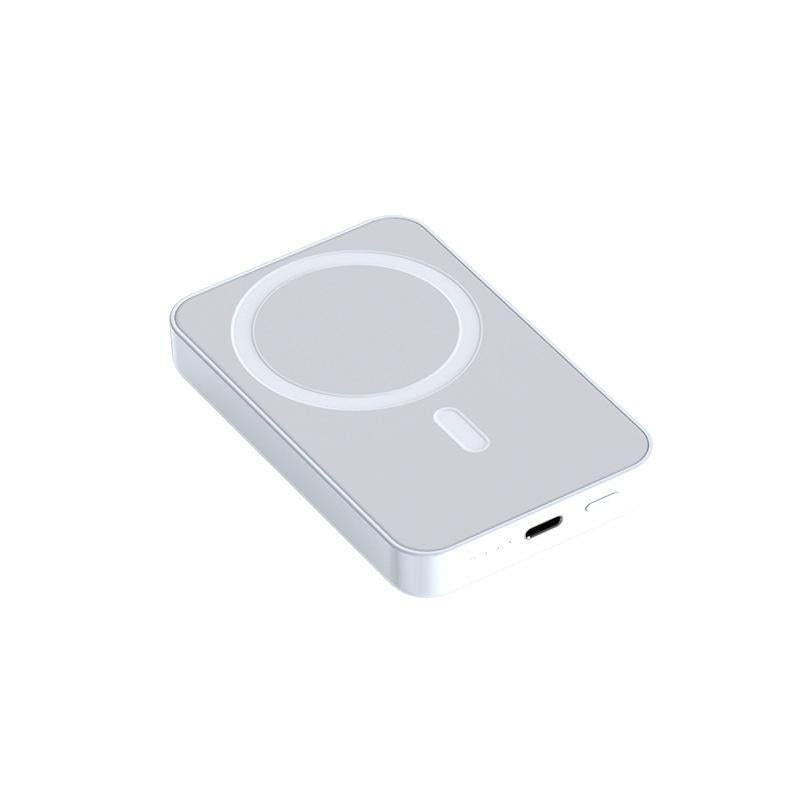 Magnetic Power Bank: Ultra-Compact 15W Wireless Charger for iPhone and Android - Fast Charging on the Go!